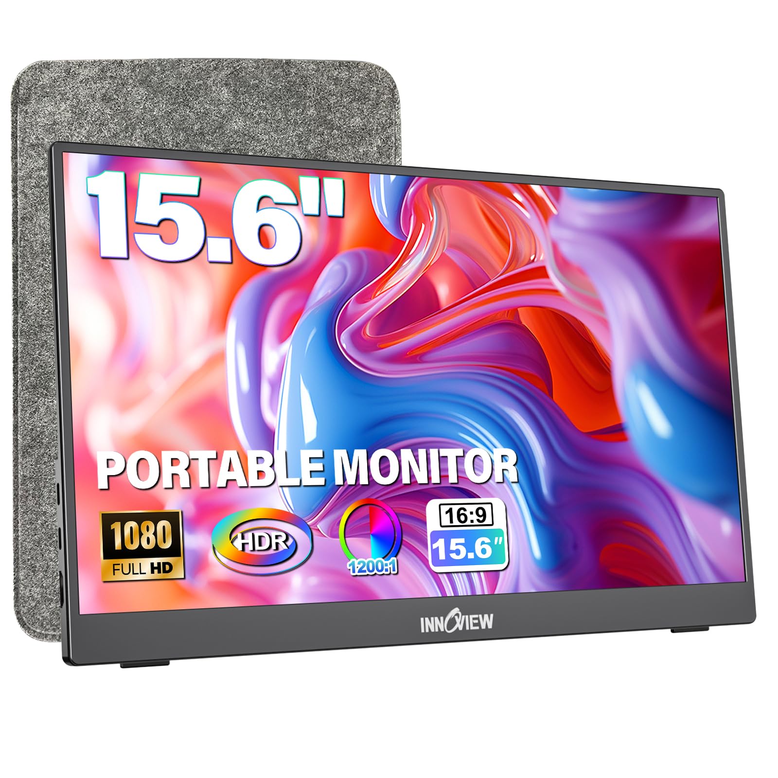 InnoView 15.6英寸便携显示器 1080P超薄副屏