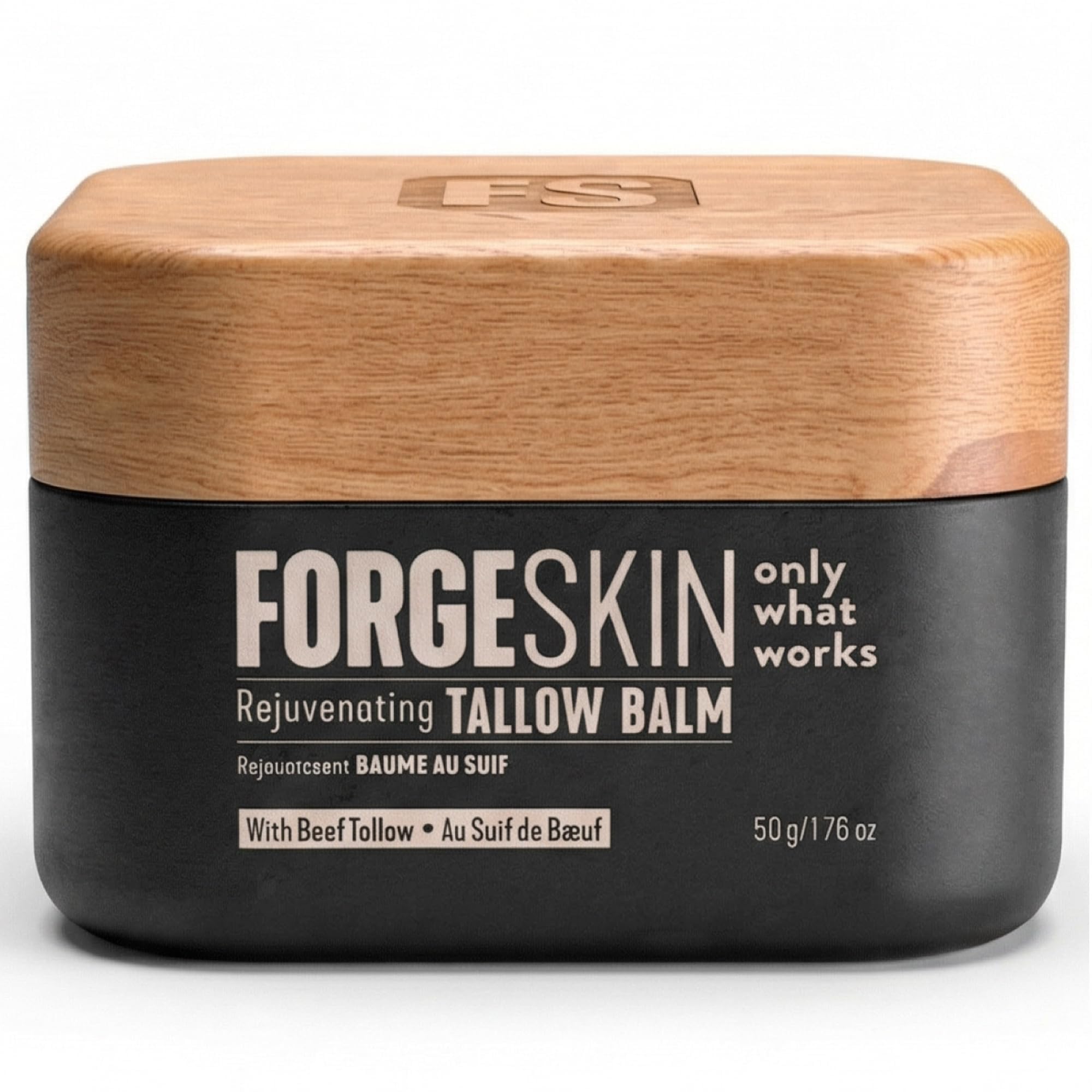 Forge Skin男士天然牛脂面霜保湿身体乳抗皱护肤品1.7 oz