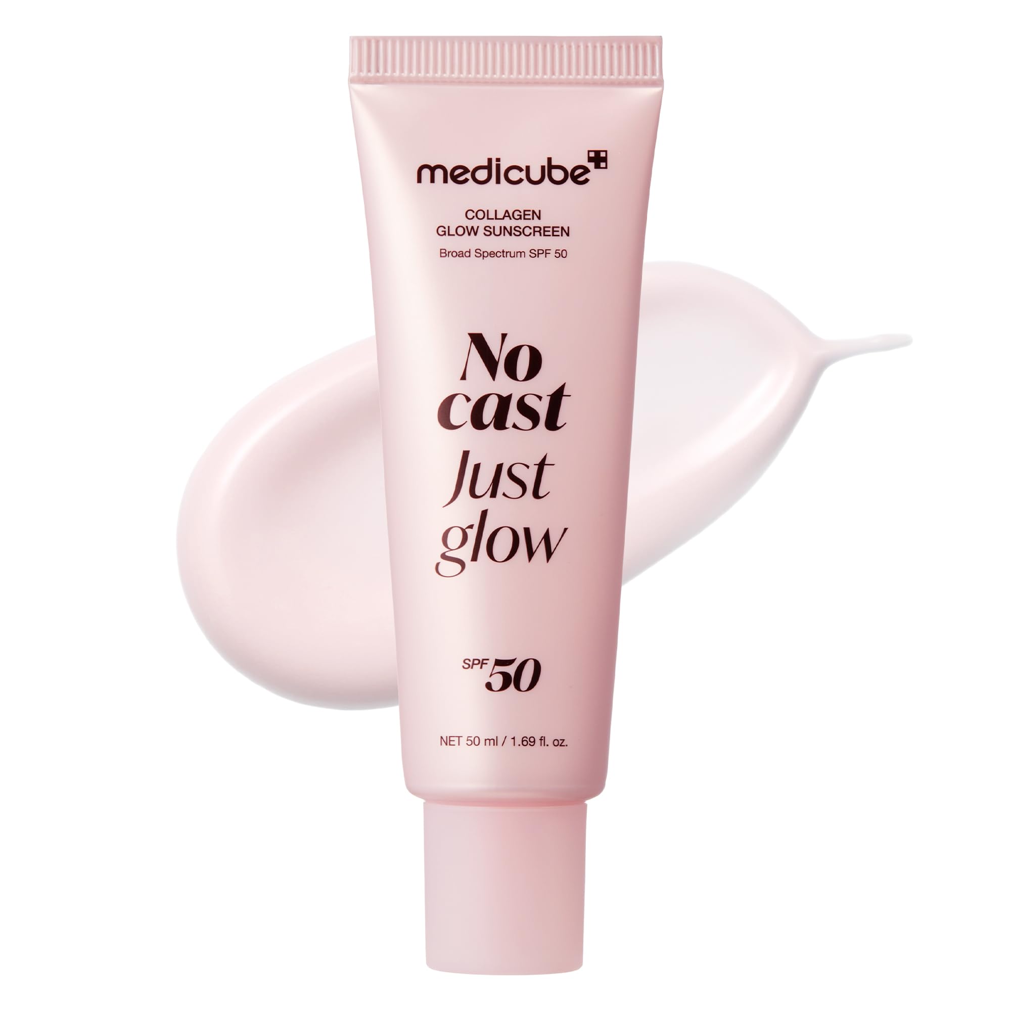 medicube胶原蛋白防晒霜SPF50轻薄水润不假白