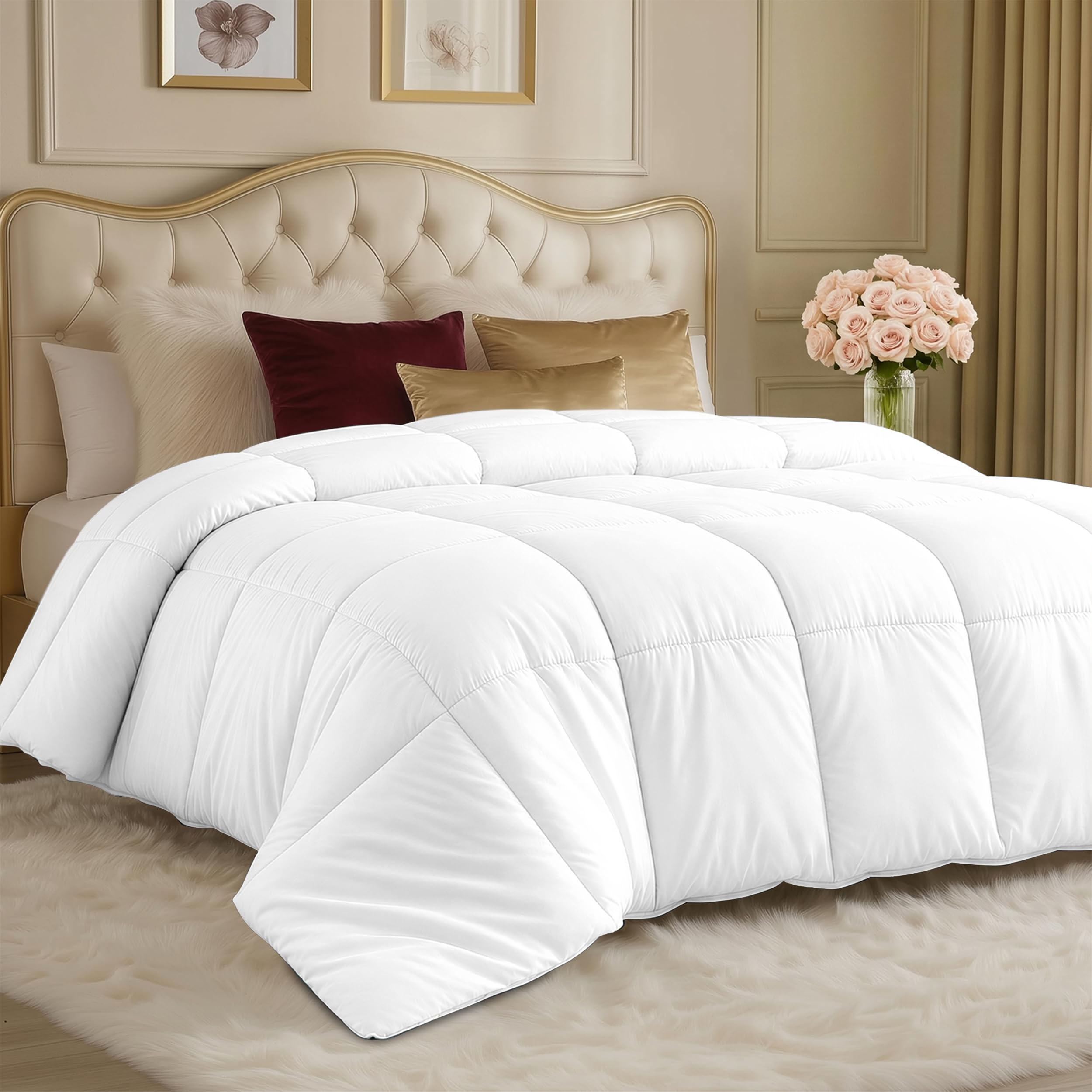 Utopia Bedding 大地色被芯 88x88英寸 大号棉被