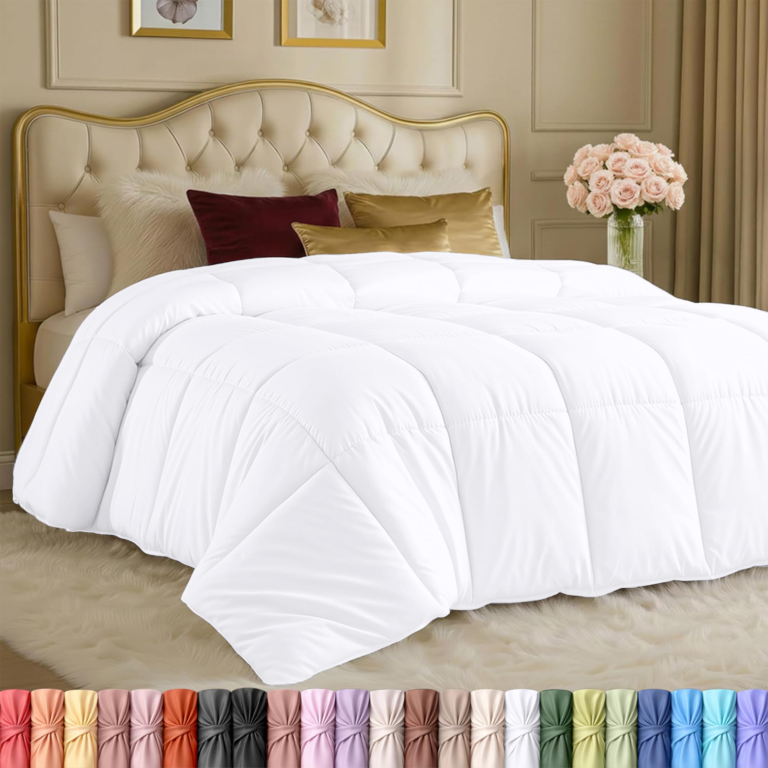 Utopia Bedding 大地色被芯 88x88英寸 大号棉被