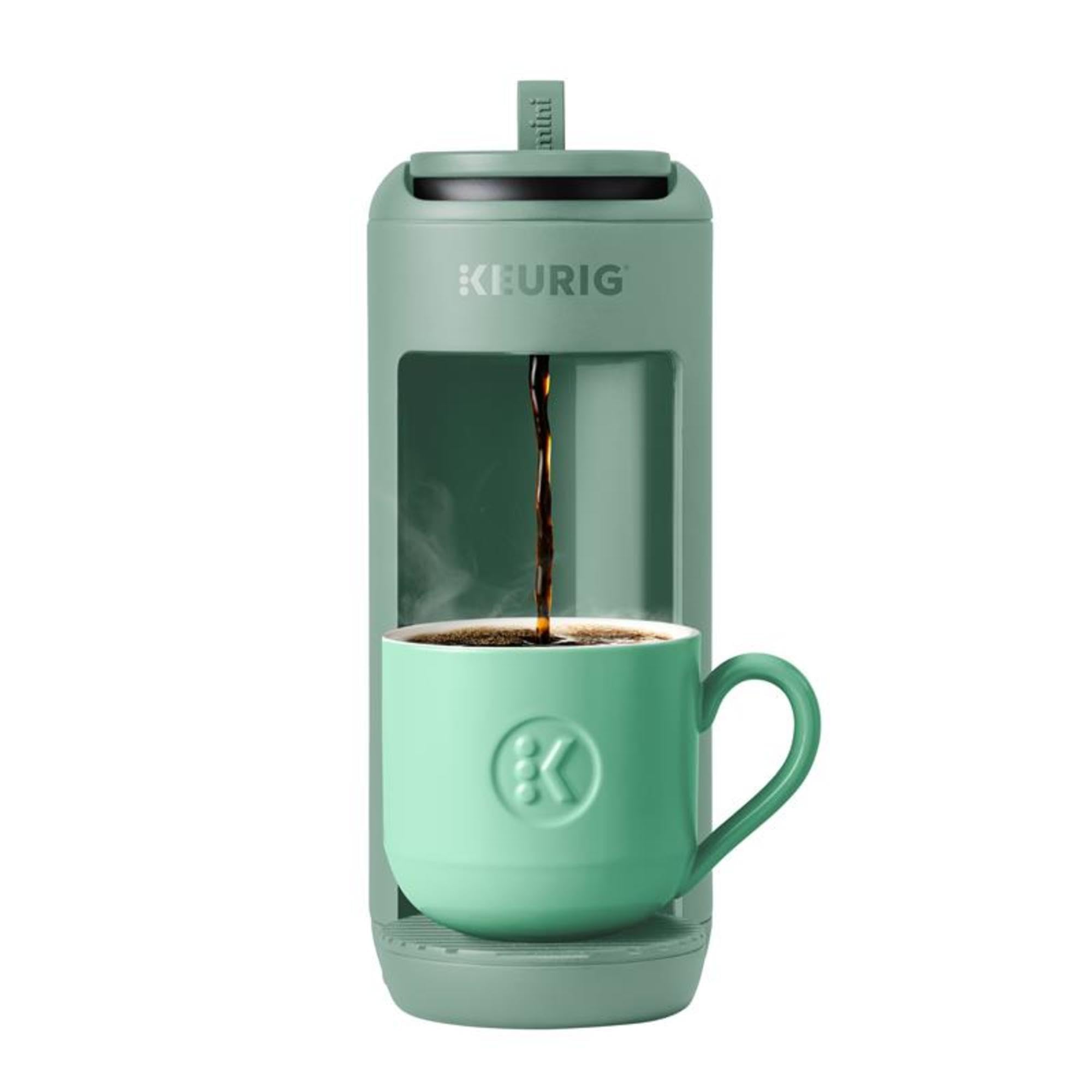 Keurig K-Mini Mate 迷你单杯咖啡机 便携小巧 12oz冲泡 宿舍办公露营绿