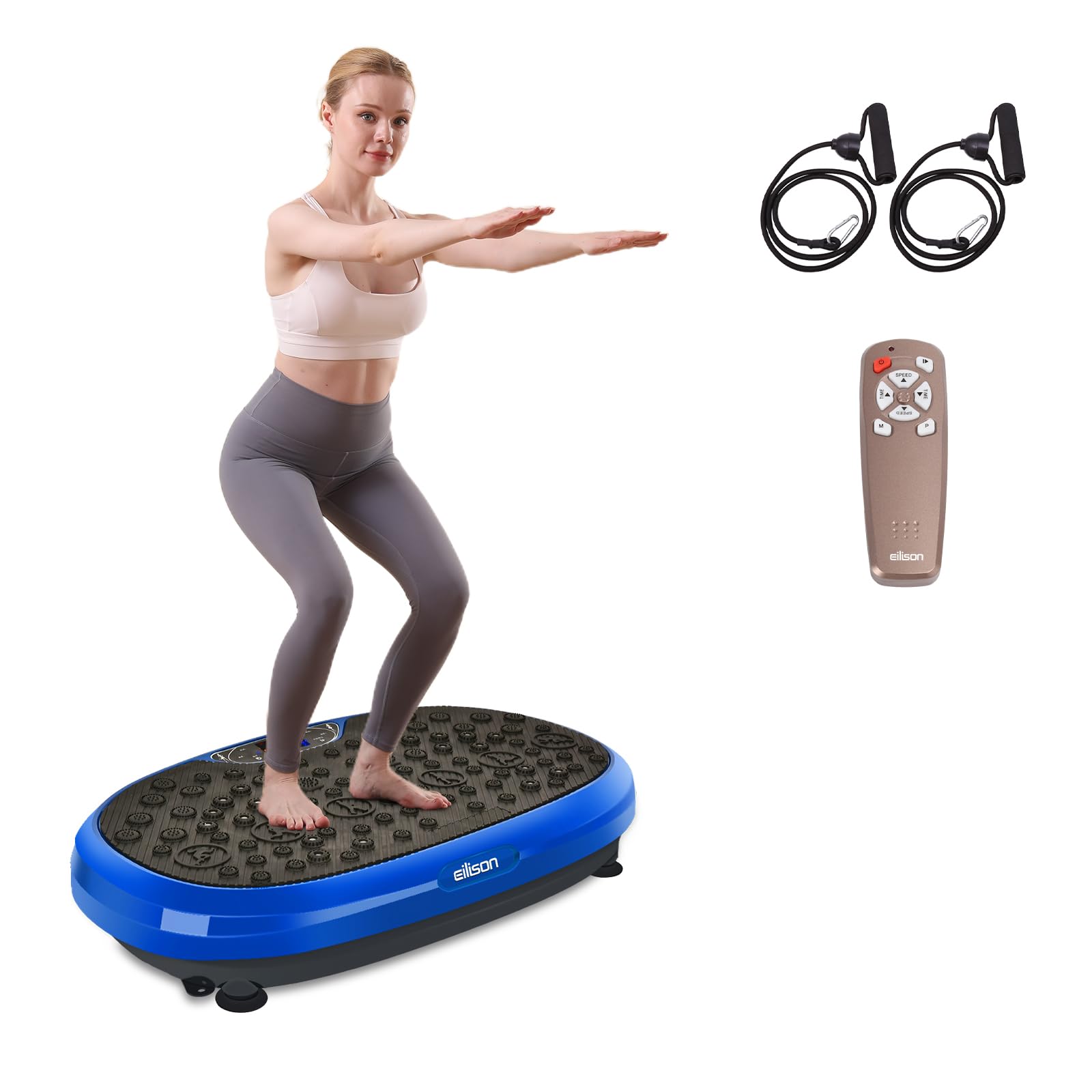 EILISON FitMaxx 3D XL Vibration Plate Exercise Machine with 120 Speeds