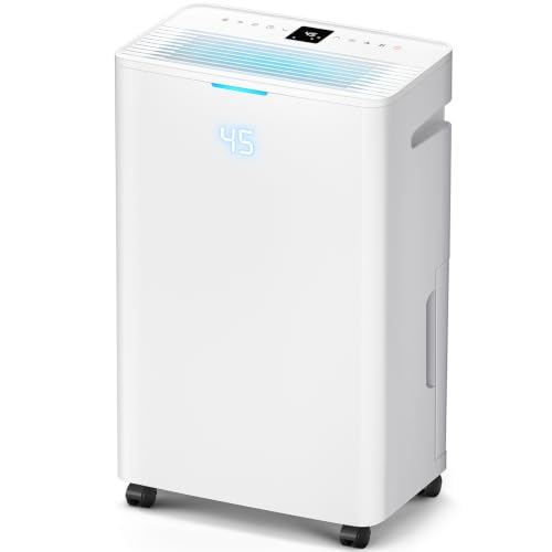 DGVAM 4500平方英尺大容量智能抽湿机 家用地下室静音除湿