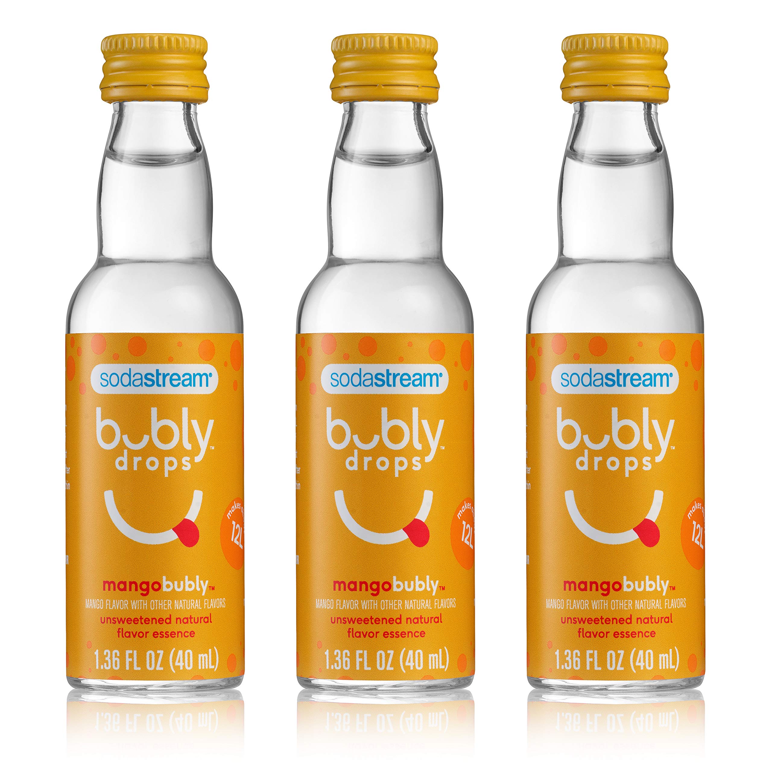 Sodastream bubly芒果风味气泡水调味滴剂 3瓶装