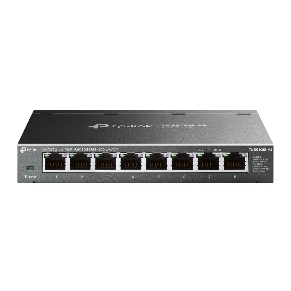 TP-Link TL-SG108S-M2 8口2.5G多千兆非管理交换机