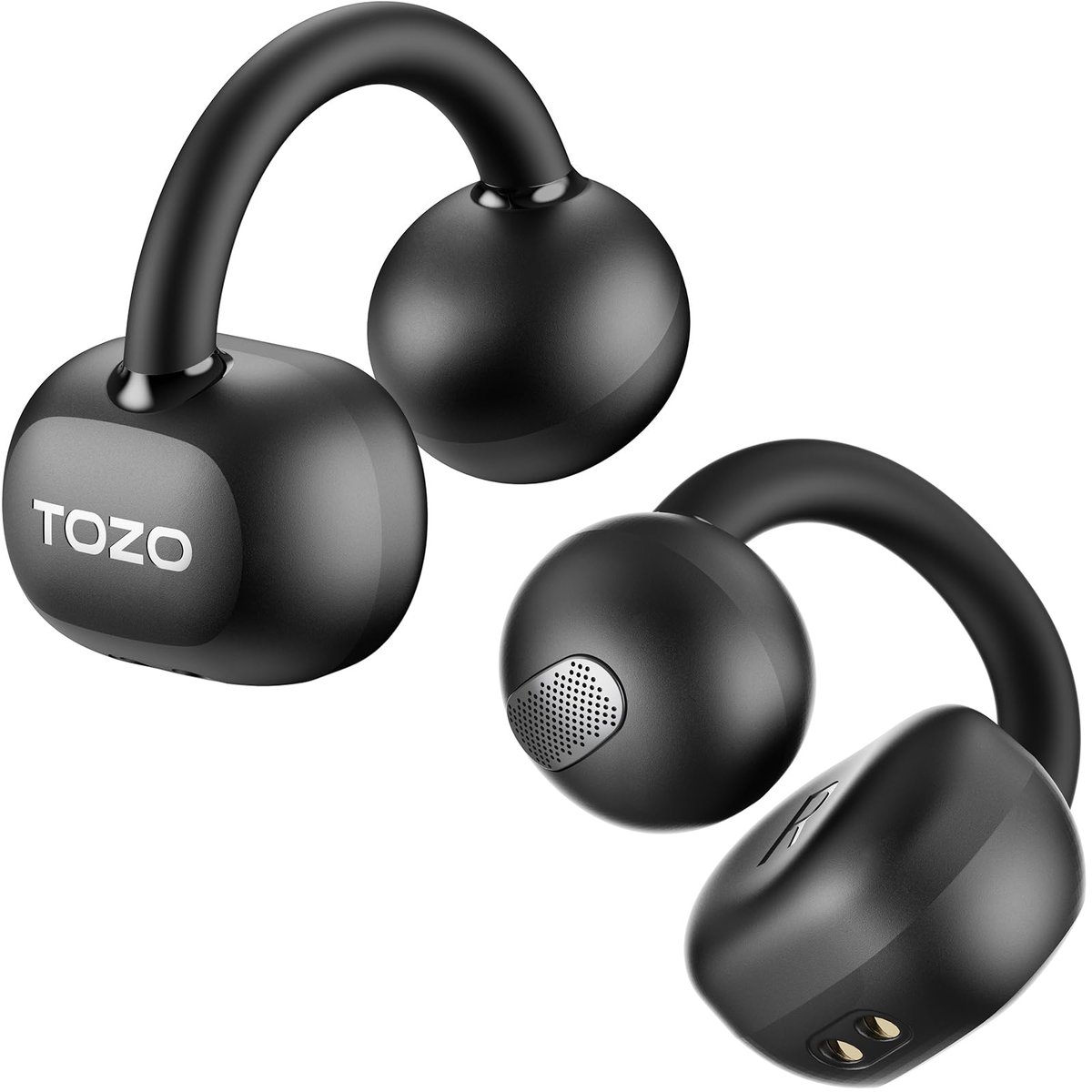 TOZO OpenEarRing 开放式耳夹蓝牙耳机 40小时续航 蓝牙5.4 轻盈舒适 LED数显