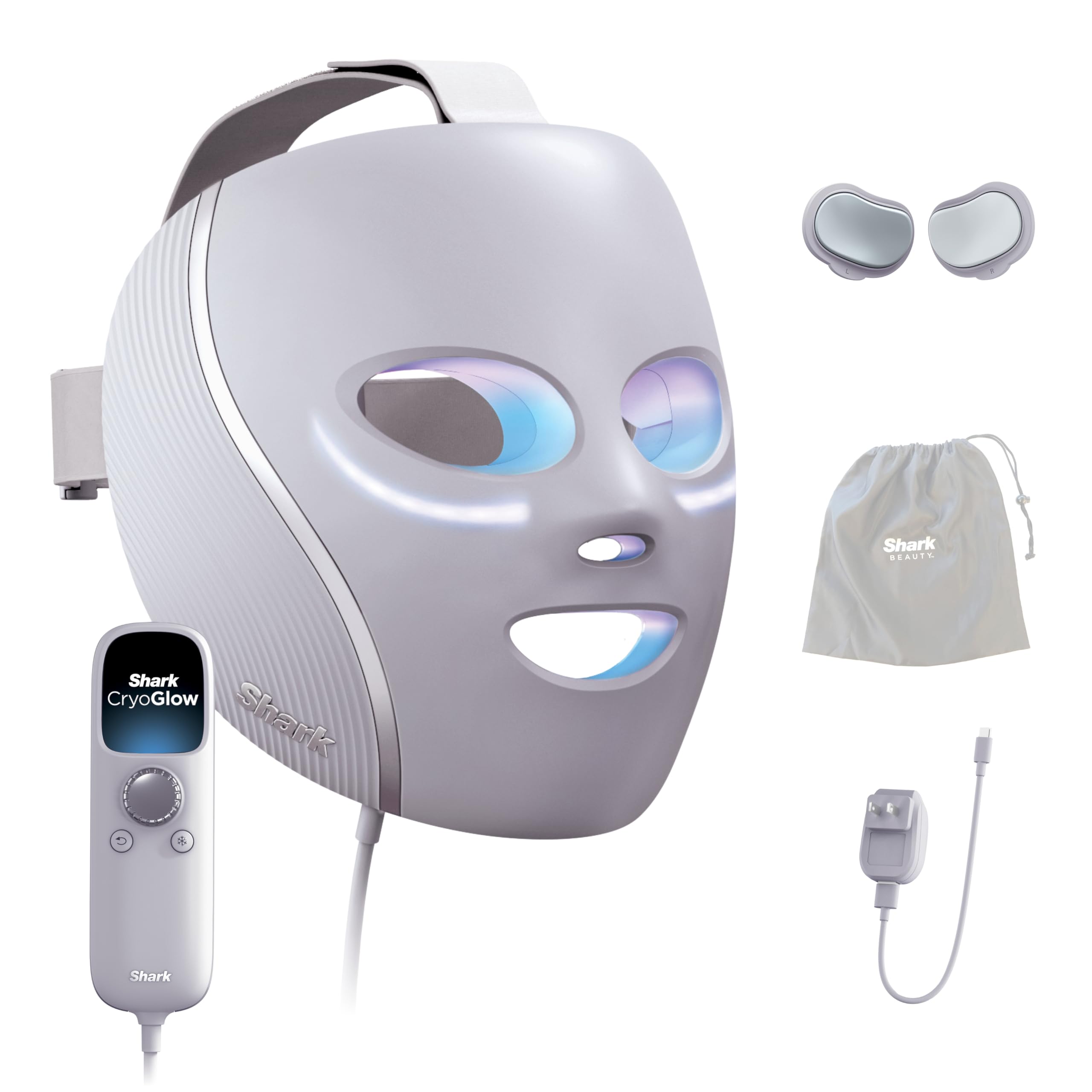 Shark CryoGlow LED红光冷敷面罩 护眼美容仪