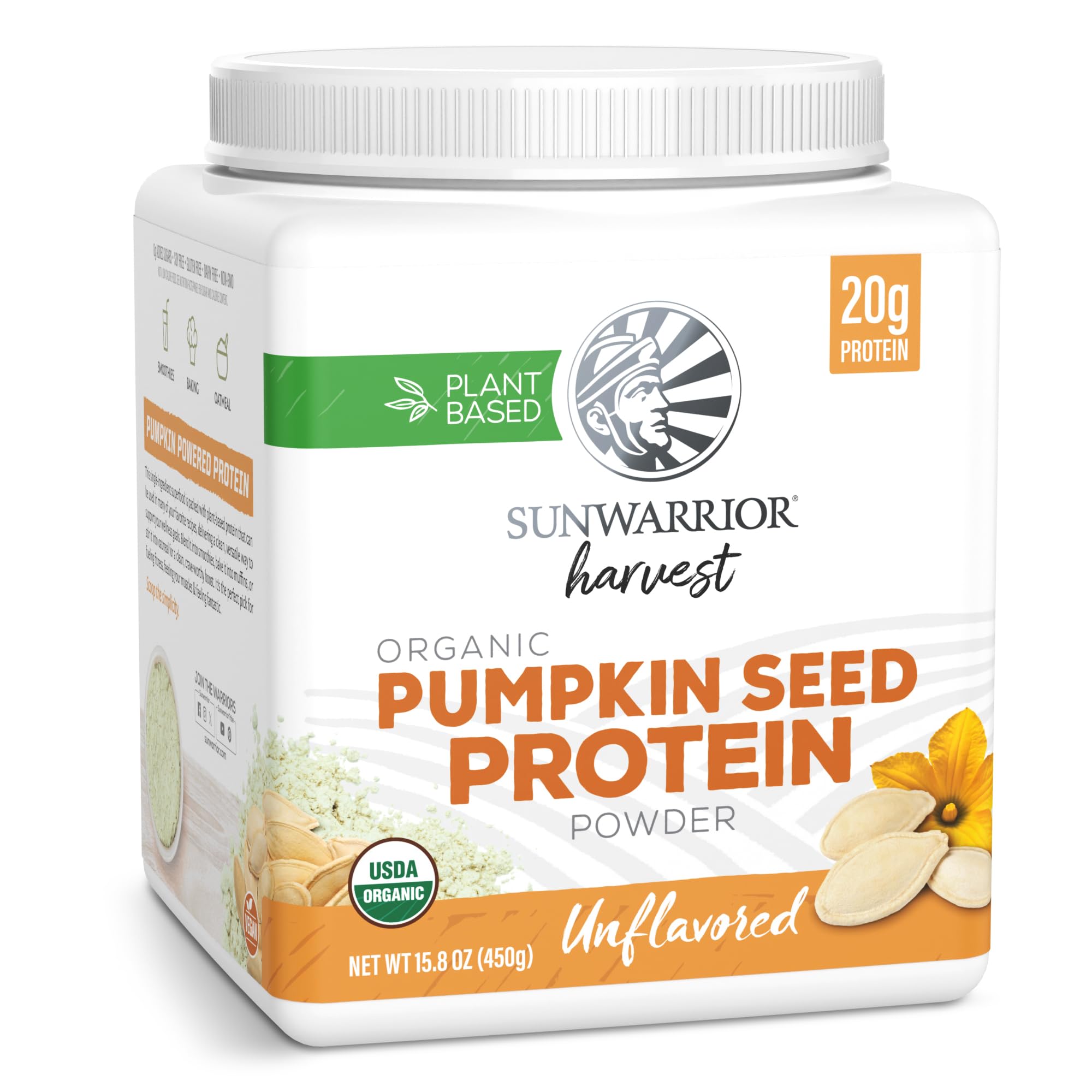 Sunwarrior有机南瓜籽蛋白粉 冷压单一成分 20g植物蛋白